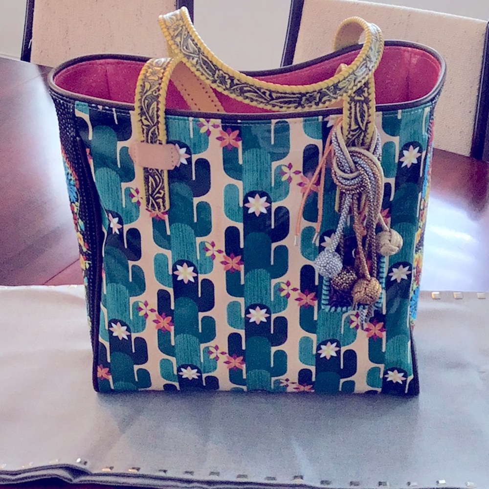 Consuela Multicolor Cactus Tote
